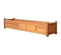 vidaXL Lit surélevé de jardin Bois d'acacia 150x30x25 cm 42567