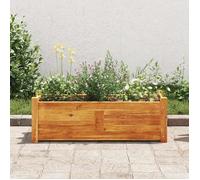 Bois d'Acacia Lit Surélevé de Jardin 200x50x25 cm Jardinière Bac Fleur vidaXL