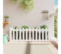 Lit surélevé de jardin design de clôture 150x50x50cm pin massif 832493