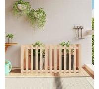 Vidaxl Lit Surélevé De Jardin Design De Clôture 150x50x70cm Pin Massif