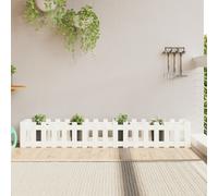 Vidaxl Lit Surélevé De Jardin Design De Clôture 200x30x30cm Pin Massif
