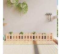 Vidaxl Lit Surélevé De Jardin Design De Clôture 200x30x30cm Pin Massif