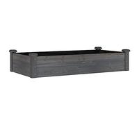 vidaXL Lit surélevé de jardin Doublure 120x60x25 cm Bois massif sapin