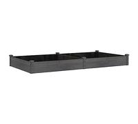 vidaXL Lit surélevé de jardin doublure 240×120×25 cm Bois massif sapin