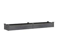vidaXL Lit surélevé de jardin Doublure 240x45x25 cm Bois massif sapin