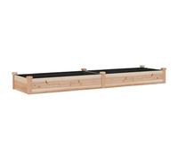 vidaXL Lit surélevé de jardin doublure 240x60x25 cm bois massif sapin