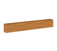 vidaXL Lit surélevé de jardin 482x50x69 cm acier corten 151988
