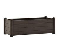 Vidaxl Lit Surélevé De Jardin Pp Moka 100x43x35 Cm