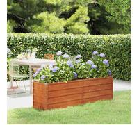 vidaXL Lit Surélevé de Jardin Jardinière Support pour Plantes Bac à Fleurs Pot de Fleurs Balcon Patio Extérieur Rouillé 151952