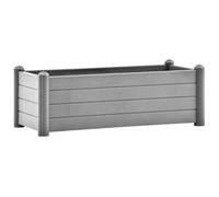 Vidaxl Lit Surélevé De Jardin Pp Gris Pierre 100x43x35 Cm
