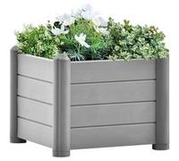 Lit Surélevé de Jardin PP Anthracite 43x43x35 cm Jardinière d'Extérieur vidaXL