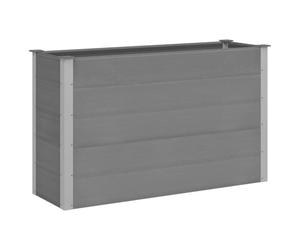 vidaXL Lit Surélevé de Jardin WPC Pot à Fleurs Jardinière Pot à Plante Bac à Plante Bac à Fleurs Arrière-cour Véranda Extérieur 150x50x91 cm