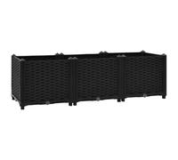 Vidaxl Lit Surélevé 120x40x38 Cm Polypropylène