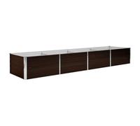 vidaXL Bac à plantes surélevé Jardinière 320×80×45 cm Acier extérieur