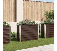 vidaXL Lit Surélevé Pot à Fleurs Jardinière Pot à Plante Bac à Plante Véranda Jardin Balcon Patio Terrasse Cour Extérieur 45719