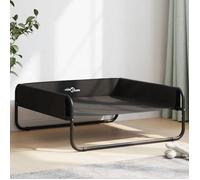 vidaXL Lit surélevé pour chien 172602 – anthracite, tissu Oxford et acier