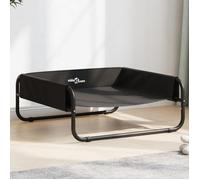 vidaXL Lit surélevé pour chien anthracite tissu Oxford et acier, lit pour chien, canapé pour animaux de compagnie, lit pour 172601
