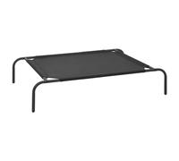 Vidaxl Lit Surélevé Pour Chien Noir S Textilène