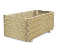 vidaXL Lit surélevé rectangulaire 100 x 50 x 40 cm Bois