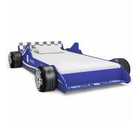 vidaXL Lit voiture de course pour enfants 90 x 200 cm Bleu 245661