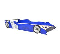 vidaXL Lit Voiture de Course pour Enfants Sommier à Lattes Tout-Petits Chambre