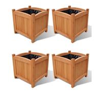 Vidaxl Lits Surélevés 4 Pcs 30 X 30 X 30 Cm