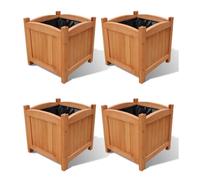 vidaXL Lits surélevés 4 pcs 30 x 30 x 30 cm