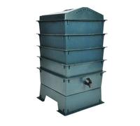 vidaXL Lombricomposteur 4 plateaux 42 x 42 x 60 cm 40585 Vert