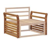 vidaXL Lot de 2 accoudoirs naturels 78,5 x 8 x 60 cm