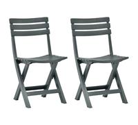 Chaises De Jardin Pliables 2 Pcs Plastique Vert Vert