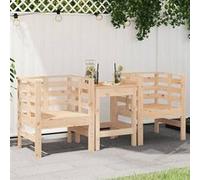 vidaXL Lot de 2 Chaises de Jardin, Sièges avec Accoudoirs et Dossier, Fauteuils de Patio Arrière-cour Pelouse Extérieur, 825128 Marron G