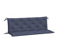 vidaXL Lot de 2 Coussins de Banc de Jardin, Coussin de Siège, Coussin de Meuble de Terrasse Patio Salon Extérieur Intérieur, Bleu Marine