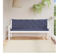 Vidaxl Lot De 2 Coussins De Banc De Jardin, Coussin De Siège, Coussin De Meuble De Terrasse Patio Salon Extérieur Intérieur, 379106 Multicolore