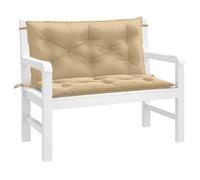 Lot de 2 Coussins de Banc de Jardin Oreillers Gris Clair Mélangé Tissu vidaXL