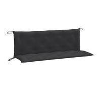 vidaXL Lot de 2 Coussins de Banc de Jardin, Oreillers de Balcon, Coussins de Sièges Patio Jardinage Terrasse Extérieur, Anthracite Mélangé Tissu