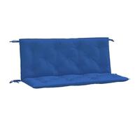Vidaxl Coussins De Banc De Jardin 2 Pcs Bleu 120x50x7 Cm Tissu Oxford