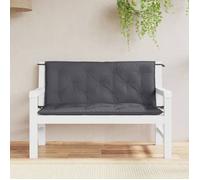 vidaXL Lot de 2 Coussins de Banc de Jardin, Revêtement de Banc avec Jeux de Cordes, Coussin d'Extérieur Imperméable, 361678