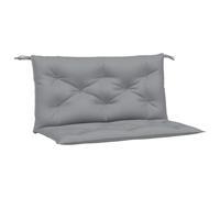 vidaXL Lot de 2 coussins de banc de jardin – Imperméable, Tissu Oxford, Gris – 100x50x7 cm