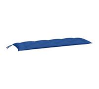 Lot de 2 Coussins de Banc de Jardin, Revêtement de Banc avec Jeux de Cordes, Coussin d'Extérieur Imperméable, Bleu 361707