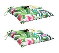 vidaXL Stoelkussens 2 st 50x50x7 cm stof meerkleurig361549 Multicolore G