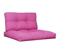 Coussins De Canapé Palette 2 Pcs Rose Tissu Vidaxl Vidaxl Rose