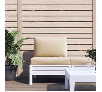vidaXL Lot de 2 Coussins de Palette, Galette de Siège Imperméable, Coussin de Jardin, Décoration d'Extérieur Terrasse, Beige 361757