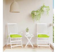 vidaXL Lot de 2 Coussins de Palette, Galette de Siège Imperméable, Coussin de Jardin, Décoration d'Extérieur Terrasse, Vert 361540