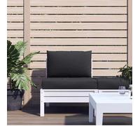 vidaXL Lot de 2 Coussins de Palette, Galette de Siège Imperméable, Coussin de Jardin, Décoration d'Extérieur Terrasse, Noir 361761