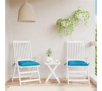 Lot de 2 Coussins de Palette, Galette de Siège Imperméable, Coussin de Jardin, Décoration d'Extérieur Terrasse, Bleu 361519