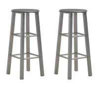 vidaXL Lot de 2 Tabourets de Bar, Chaise de Pub, Siège de Bistrot, Meuble de Salle à Manger Cuisine Salon Maison Intérieur, 284387