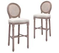 vidaXL Lot de 2 Tabourets de Bar, Chaise de Pub, Siège de Bistrot, Meuble de Salle à Manger Cuisine Salon Maison Intérieur, 245352