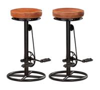 vidaXL Lot de 2 tabourets de bar 286967 - Sièges de bistrot pour cuisine et salon