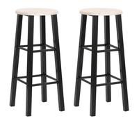 vidaXL Lot de 2 Tabourets de Bar, Chaise de Pub, Siège de Bistrot, Meuble de Salle à Manger Cuisine Salon Maison Intérieur, 284388