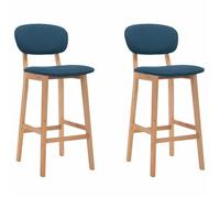 vidaXL Lot de 2 Tabourets de Bar, Chaise de Pub, Siège de Bistrot, Meuble de Salle à Manger Cuisine Salon Maison Intérieur, 289371